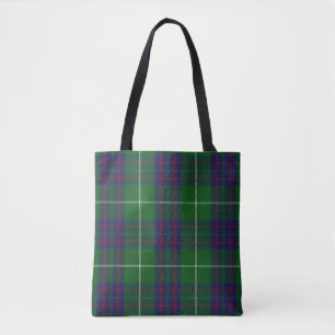Scottish Clan MacIntyre Tartan Plaid Tote Bag