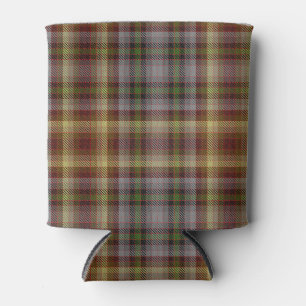 Scottish Clan MacKay of Strathnaver Tartan Plaid Can Cooler