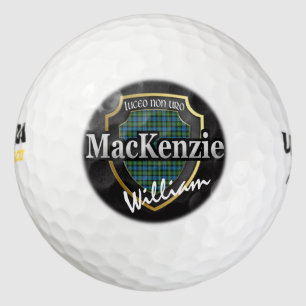 Scottish Clan MacKenzie Personalise Your Name Golf Balls