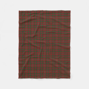 Scottish Clan MacKinnon Classic Tartan Fleece Blanket