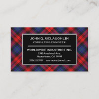 Scottish Clan MacLachlan Tartan Plaid