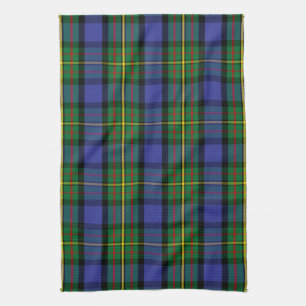 Scottish Clan MacLaren Tartan Plaid Tea Towel