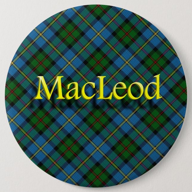 Scottish Clan MacLeod 6 Cm Round Badge (Front)