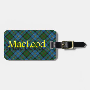 Scottish Clan MacLeod Luggage Tag