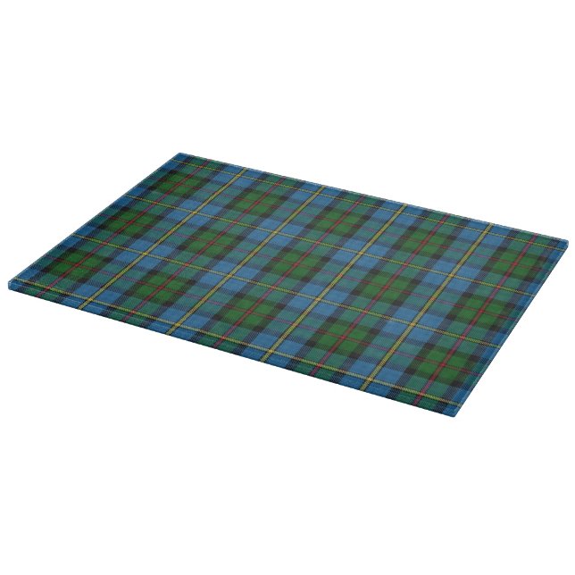 Scottish Clan MacLeod of Harris Tartan Cutting Board (Corner)