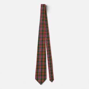 Scottish Clan MacPherson Tartan Plaid Tie