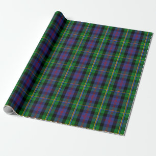 Scottish Clan Malcolm Tartan Plaid Wrapping Paper
