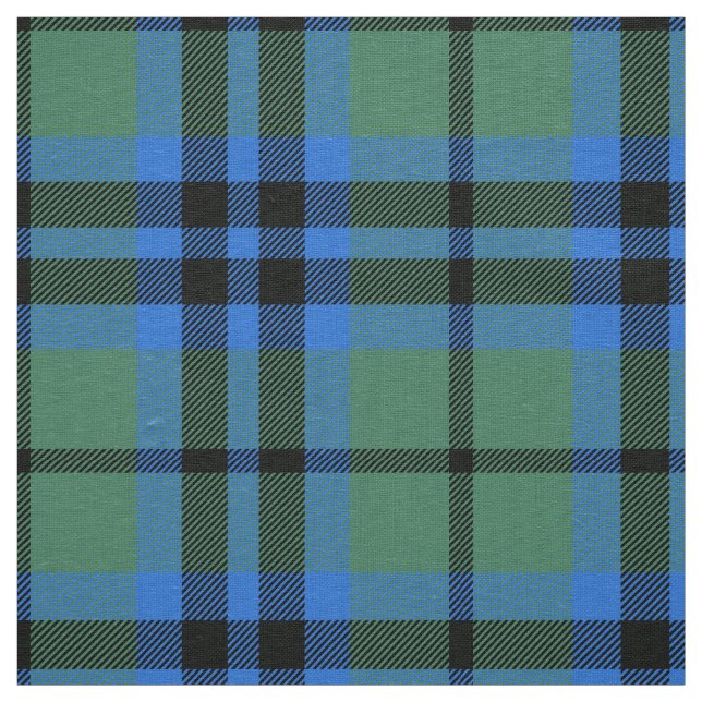 Scottish Clan Marshall Tartan Plaid Fabric (Swatch)