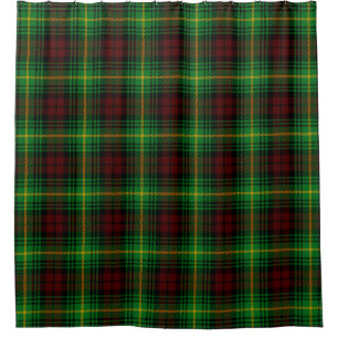 Scottish Clan Martin Tartan Plaid Shower Curtain