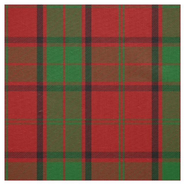 Scottish Clan Maxwell Tartan Plaid Fabric (Swatch)