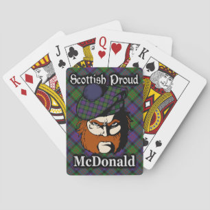 Scottish Clan McDonald Tartan Playing Cards