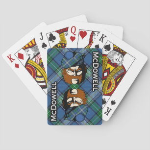 Scottish Clan McDowell Tartan Deck Playing Cards