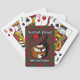 Scottish Clan McIntosh Tartan Deck Playing Cards
