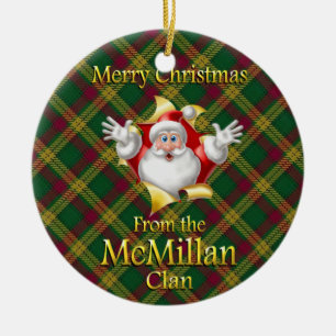 Scottish Clan McMillan Christmas Ornament