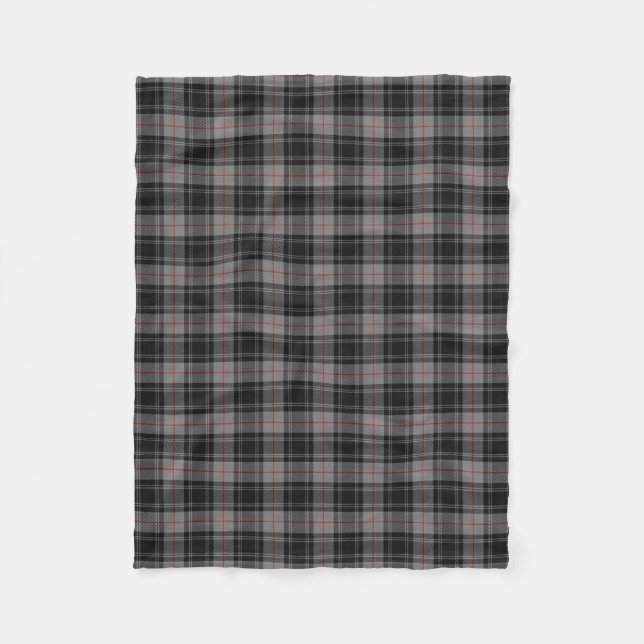 Scottish Clan Moffat Classic Tartan Fleece Blanket (Front)