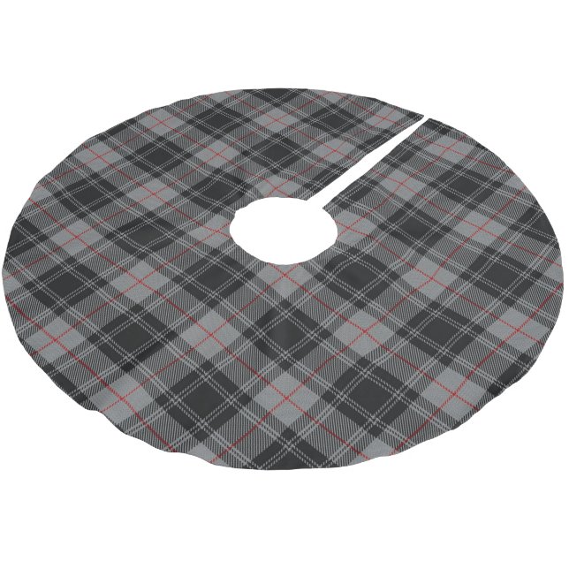 Scottish Clan Moffat Tartan Brushed Polyester Tree Skirt (Angled)