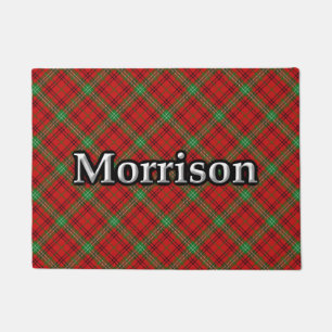 Scottish Clan Morrison Tartan Doormat