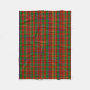 Scottish Clan Munro Tartan Plaid Fleece Blanket