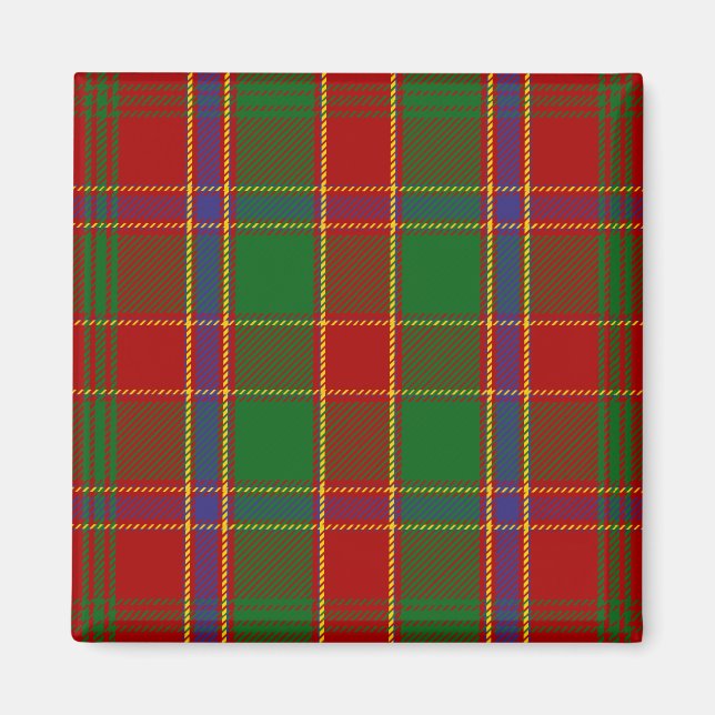 Scottish Clan Munro Tartan Plaid Magnet (Front)