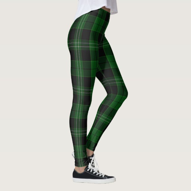 Scottish Clan MURPHY Tartan Irish Plaid Leggings (Right)