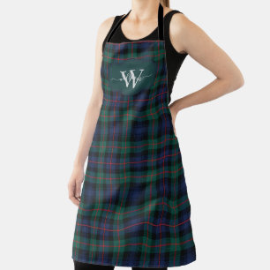 Scottish Clan Murray of Atholl Tartan Monogrmmed Apron