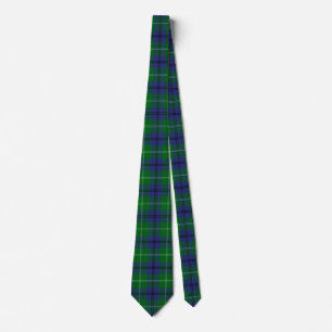 Scottish Clan Oliphant Tartan Plaid Tie