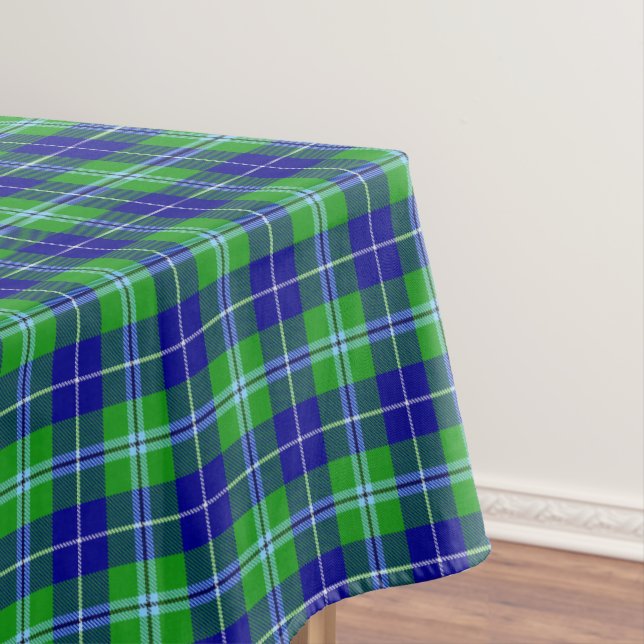 Scottish Clan Plaid Dining Tablecloth (In Situ)