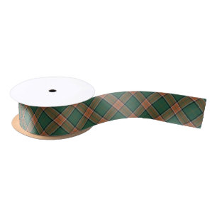 Scottish Clan Pollock Classic Tartan Satin Ribbon