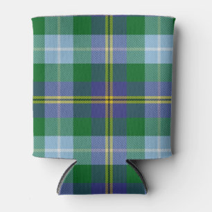 Scottish Clan Porteous Tartan Plaid Can Cooler