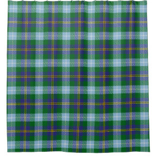 Scottish Clan Porteous Tartan Plaid Shower Curtain