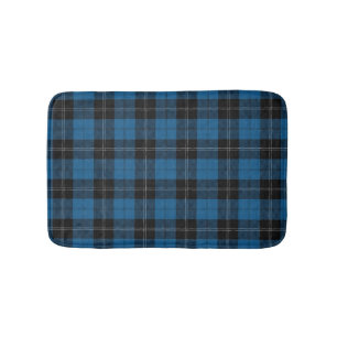 Scottish Clan Ramsay Ramsey Blue Hunting Tartan Bath Mat