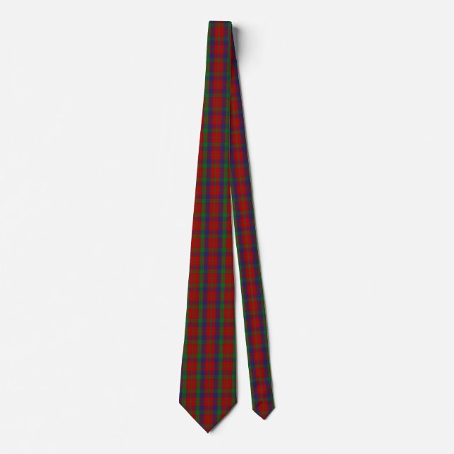 Scottish Clan Robertson Tartan Plaid Tie (Front)