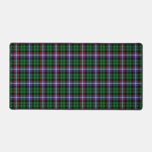 Scottish Clan Russell Tartan Plaid Desk Mat