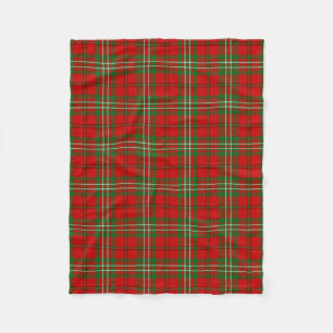 Scottish Clan Scott Tartan Plaid Fleece Blanket
