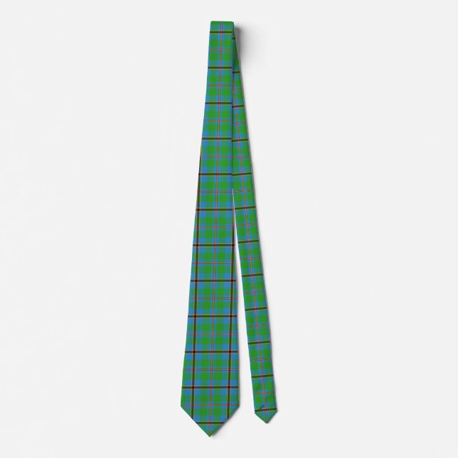 Scottish Clan Snodgrass Tartan Plaid Tie (Front)