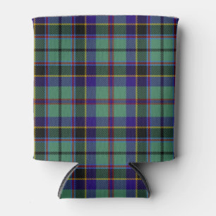 Scottish Clan Stevenson Tartan Plaid Can Cooler