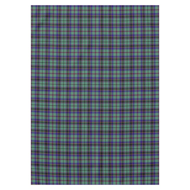 Scottish Clan Stevenson Tartan Plaid Tablecloth (Front)