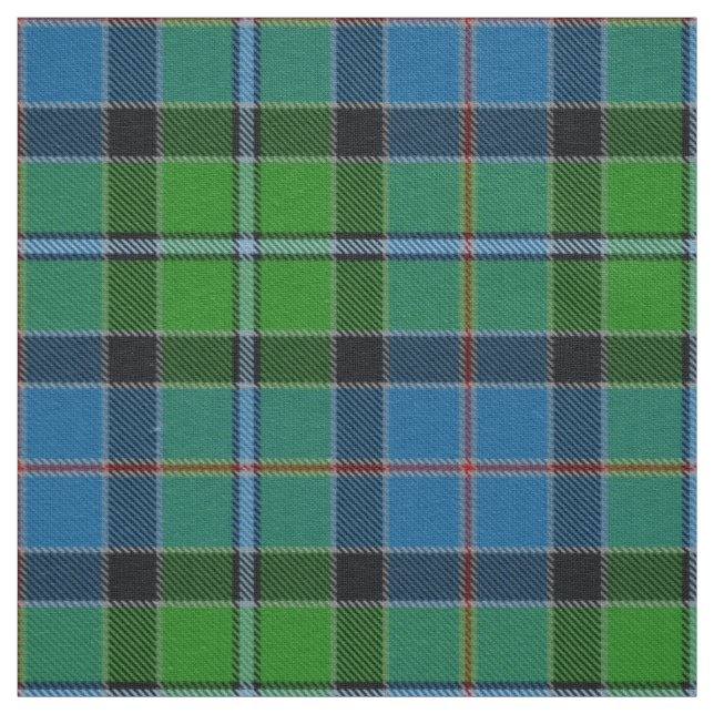 Scottish Clan Stirling Tartan Plaid Fabric (Swatch)