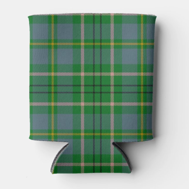 Scottish Clan Taylor Tartan Plaid Can Cooler (Front)