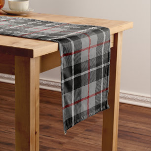 Scottish Clan Thompson Tartan Plaid Long Table Runner