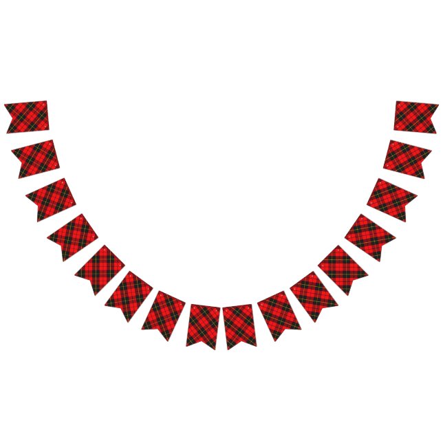 Scottish Clan Wallace Tartan Bunting (All)