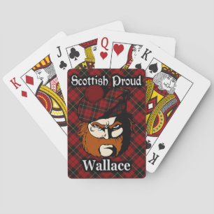 Scottish Clan Wallace Tartan Deck Playing Cards