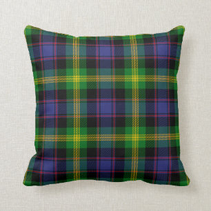 Scottish Clan Watson Tartan Plaid Cushion