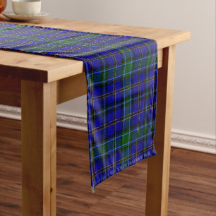 Scottish Clan Weir Tartan Plaid Long Table Runner