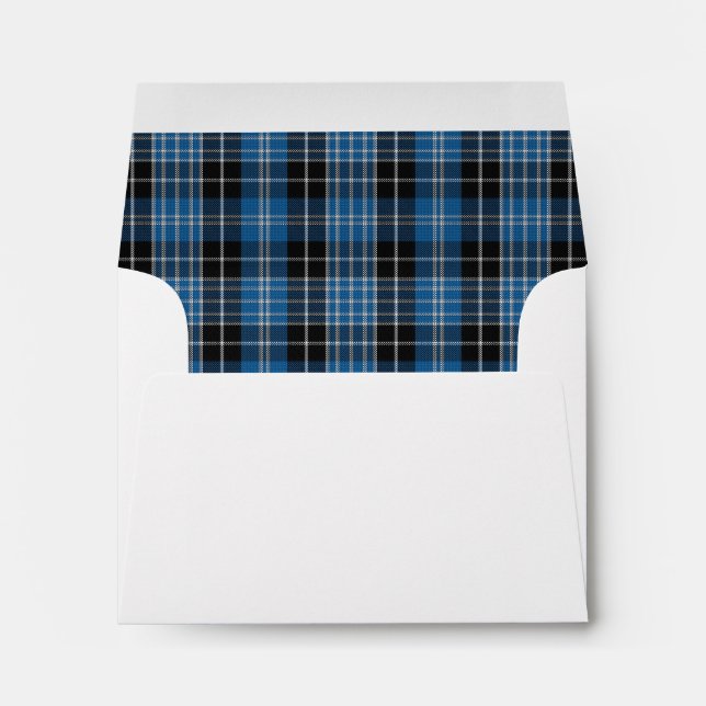 Scottish Clark Tartan A2 Envelope Version 3 (Back (Bottom))