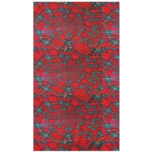 scottish coloured vortex on tablecloth