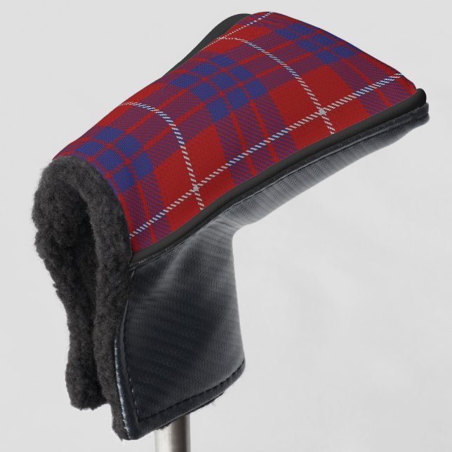 Scottish Colours Clan Hamilton Tartan Plaid Golf Head Cover (3/4 Front)