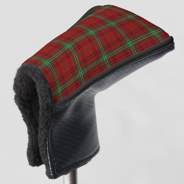 Scottish Colours Clan Morrison Tartan Plaid Golf Head Cover (3/4 Front)