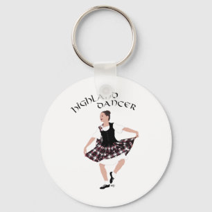Scottish Country Dancer Key Ring
