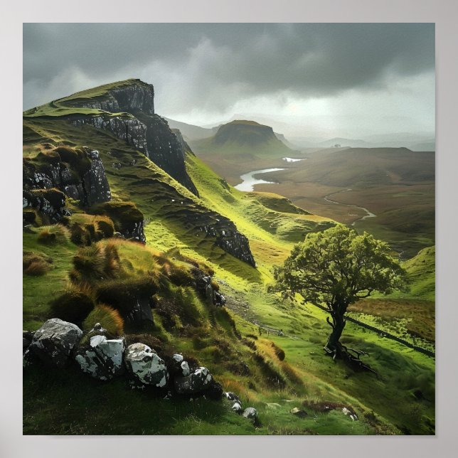 Scottish Countryside Poster (Front)